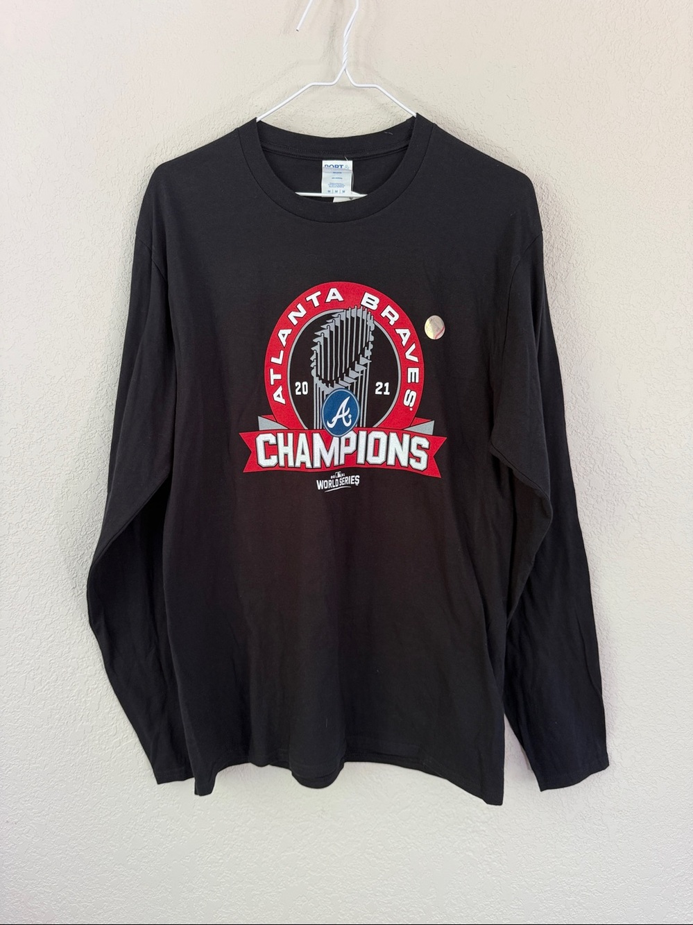 Atlanta Braves MLB official World Series Championship t-shirt NWT